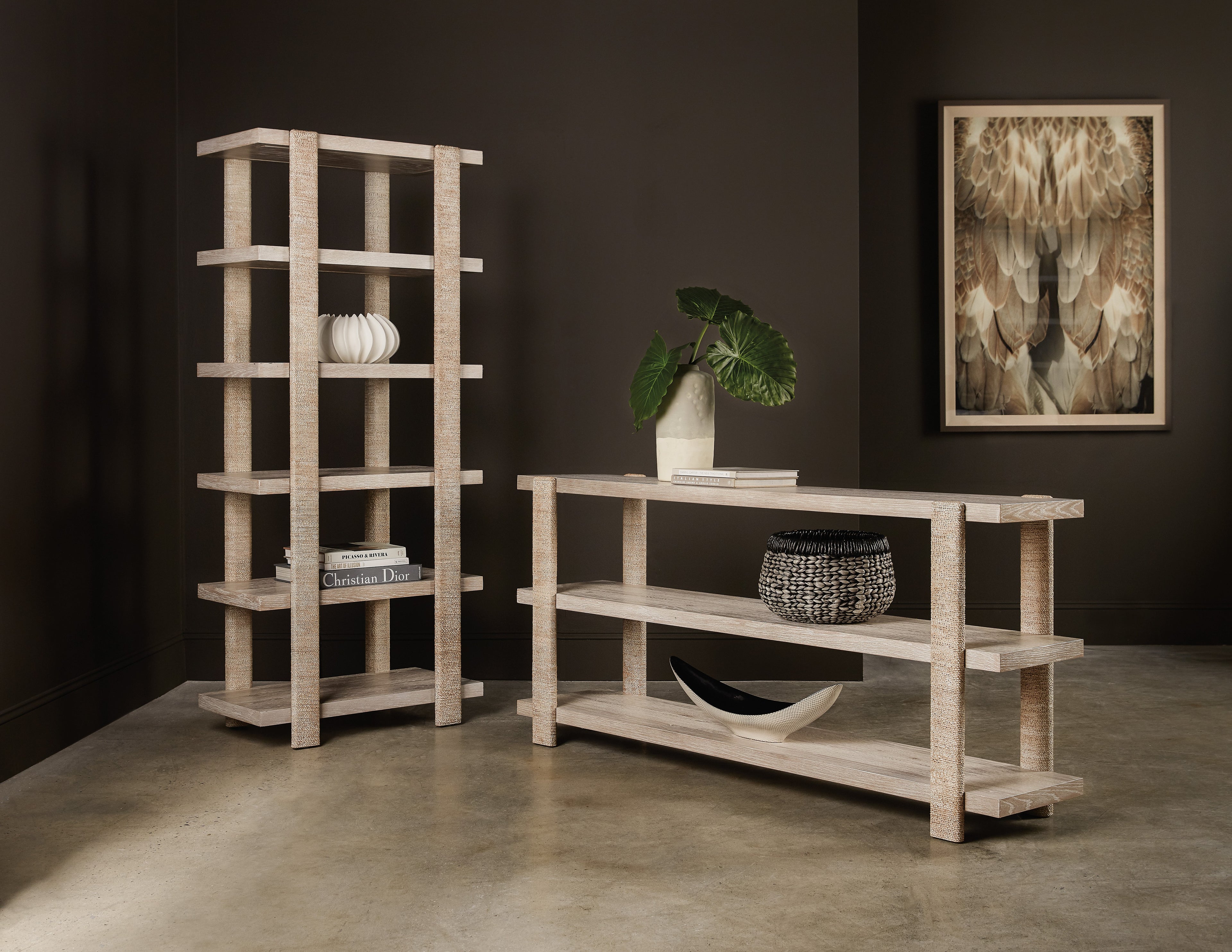 Hooker Furniture Commerce & Market 72" Console Table in Light Wood