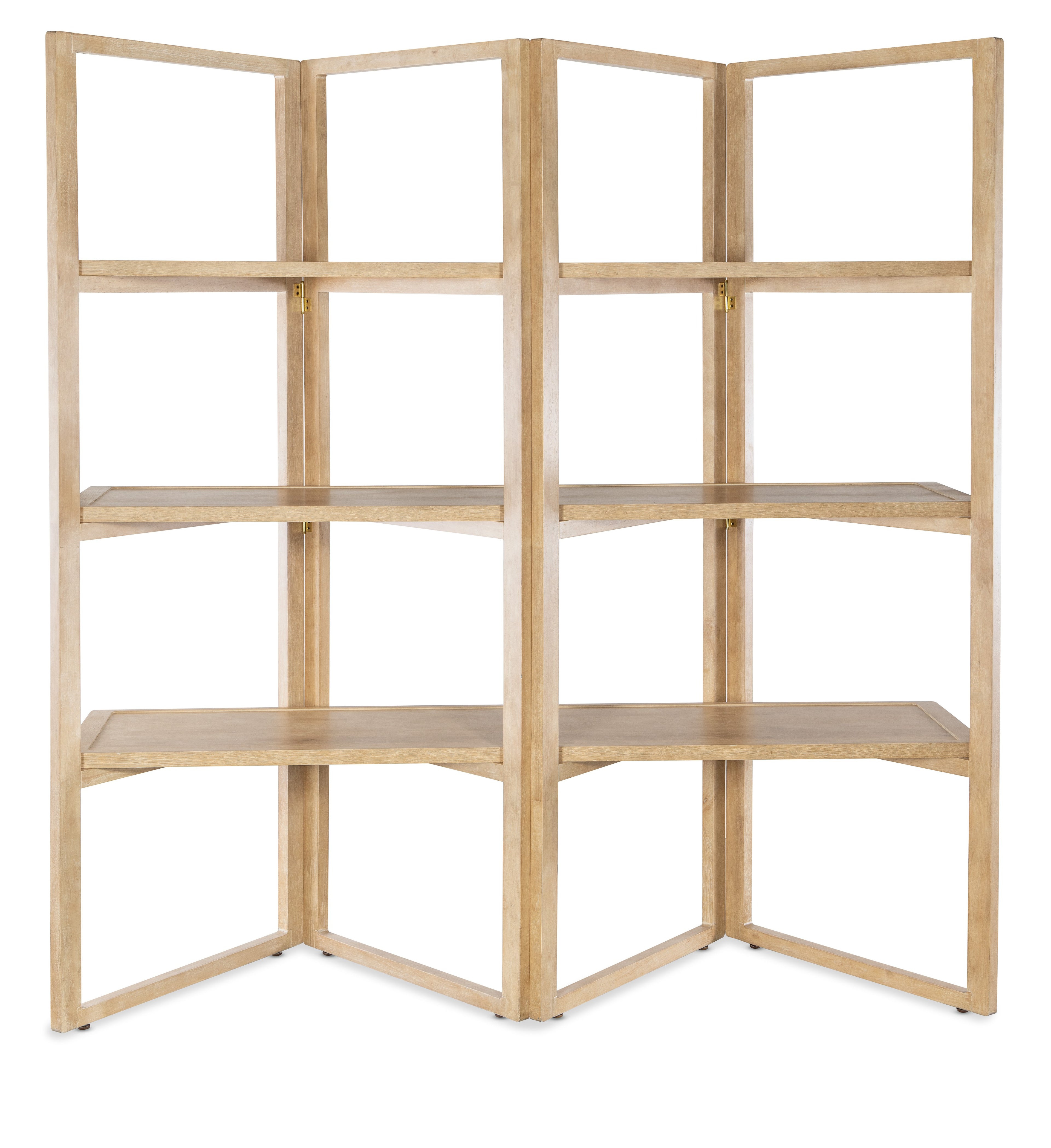 Hooker Furniture Retreat Folding Etagere in Light Wood