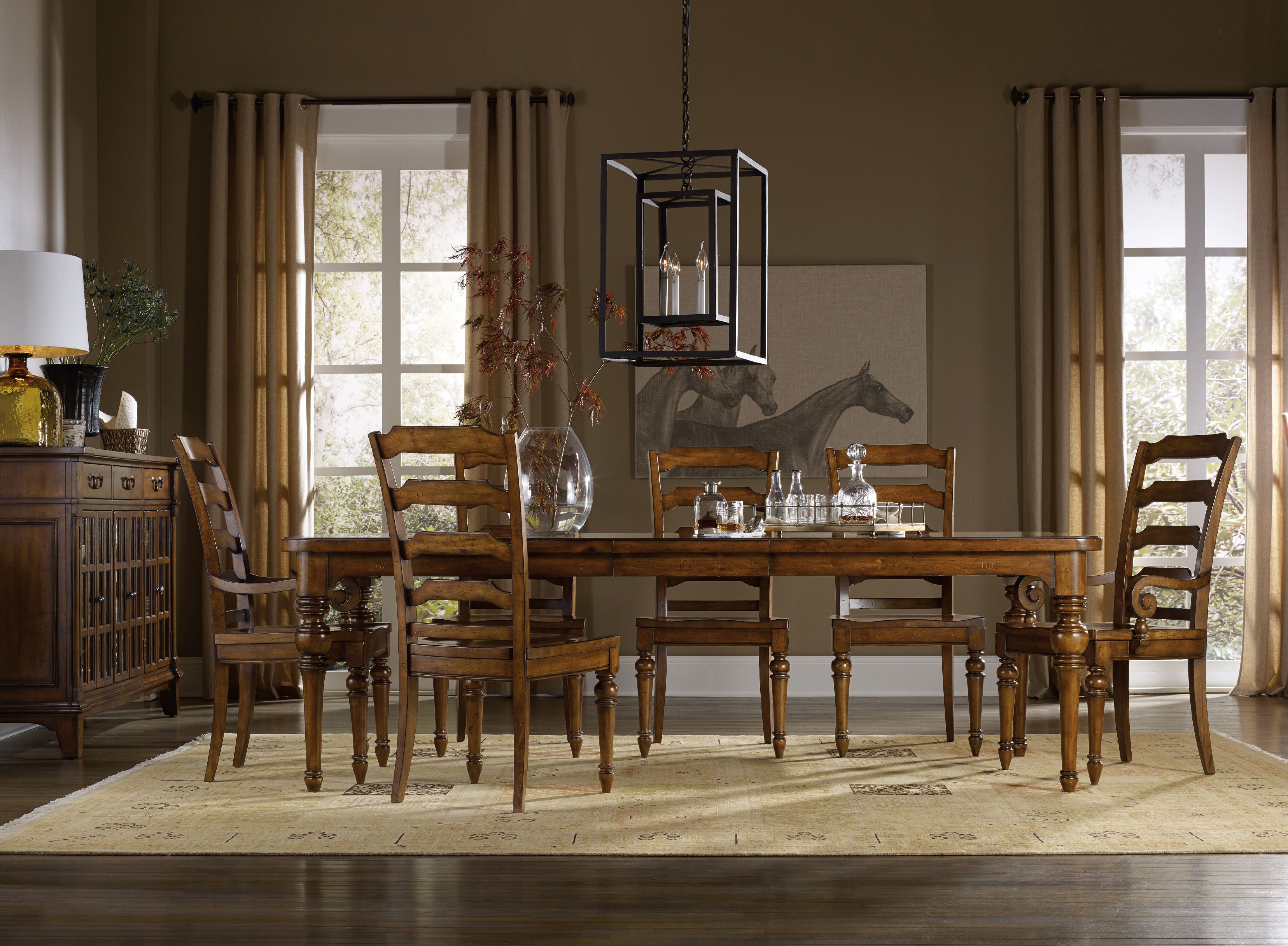 Hooker Furniture Tynecastle Buffet in Chestnut