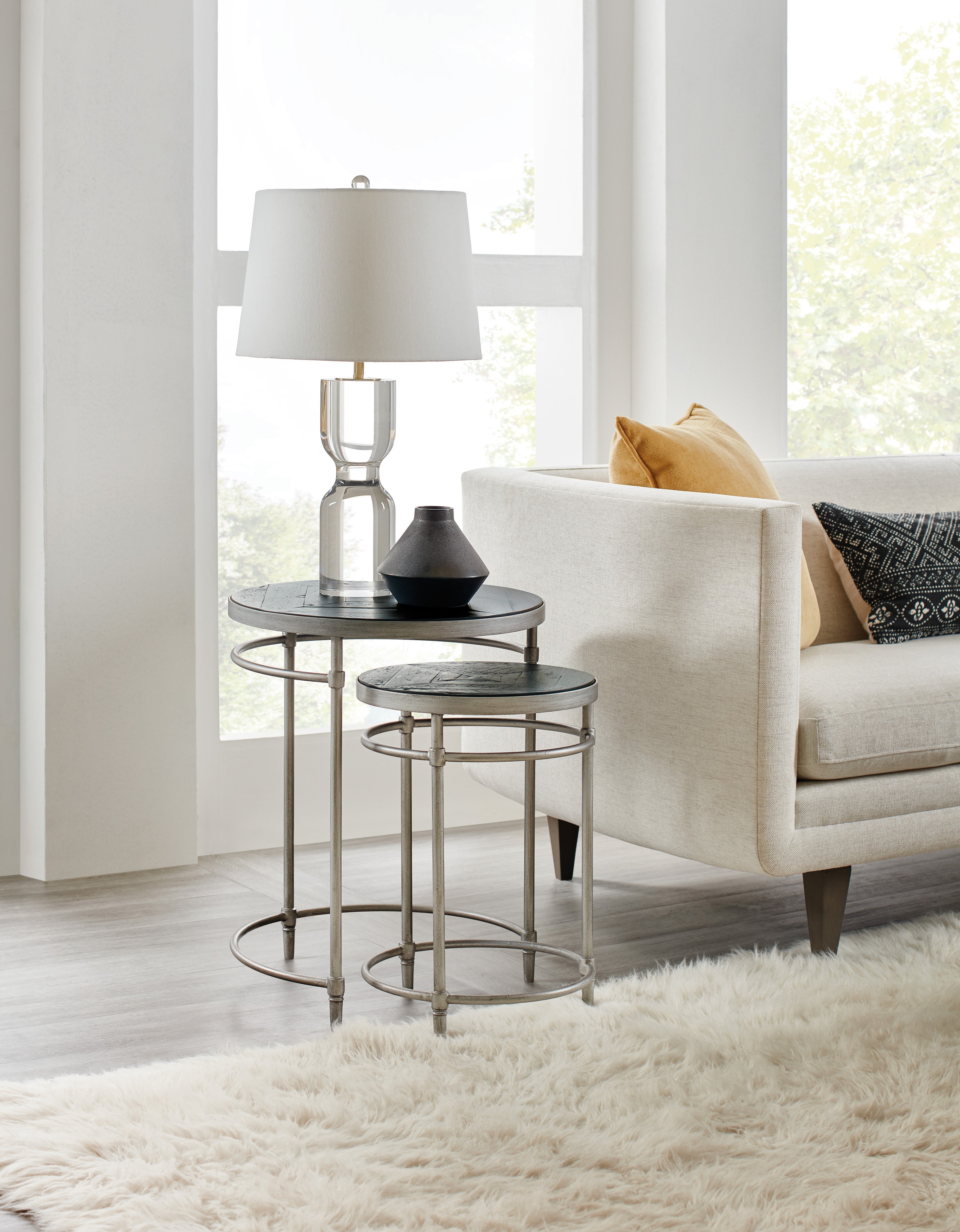 Hooker Furniture St. Armand Nest of Tables in Blacks