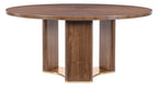 Hooker Furniture Eleana Round Dining Table in Light Caramel/Sunlit Bronze