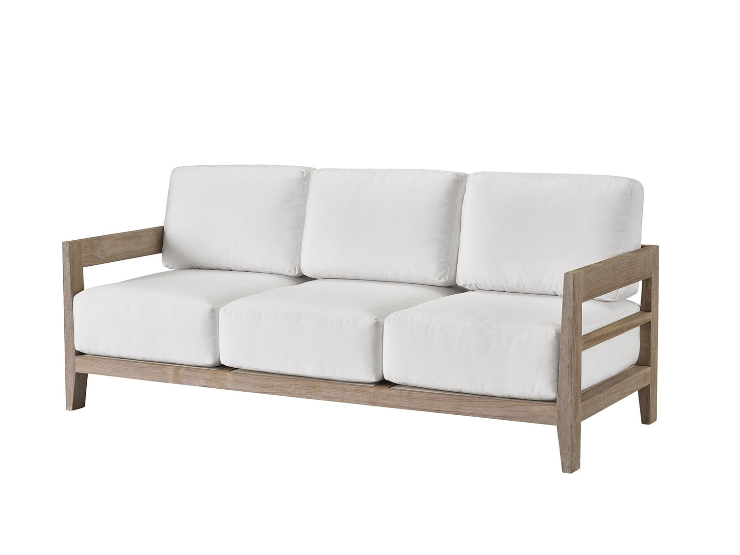 Coastal Living Outdoor La Jolla Sofa in Weathered Teak