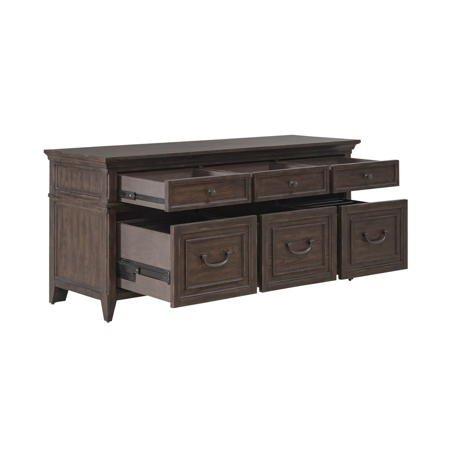 Liberty Furniture Paradise Valley Credenza in Saddle Brown