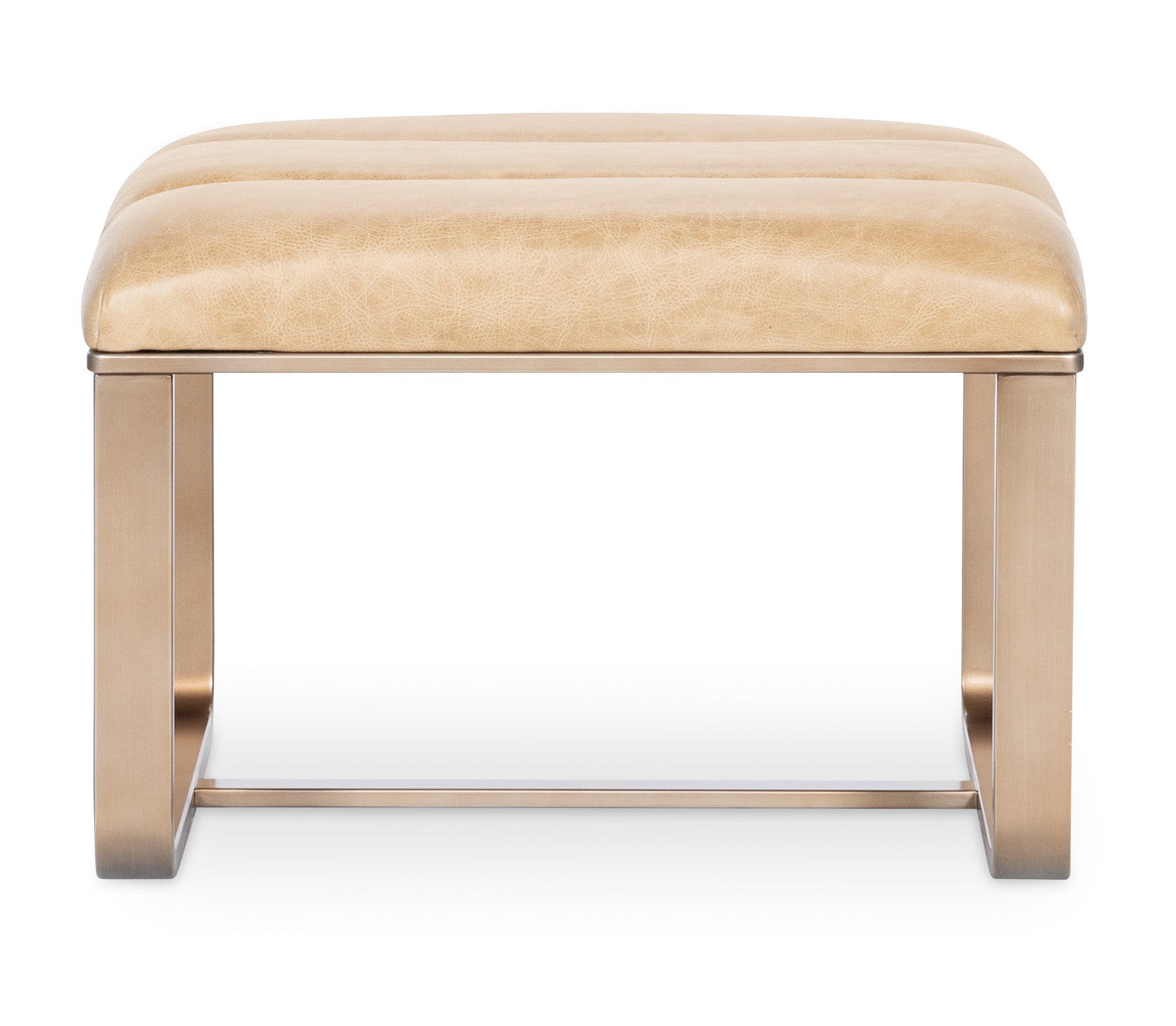 Hooker Furniture Cooper Ottoman in Beige/Gold