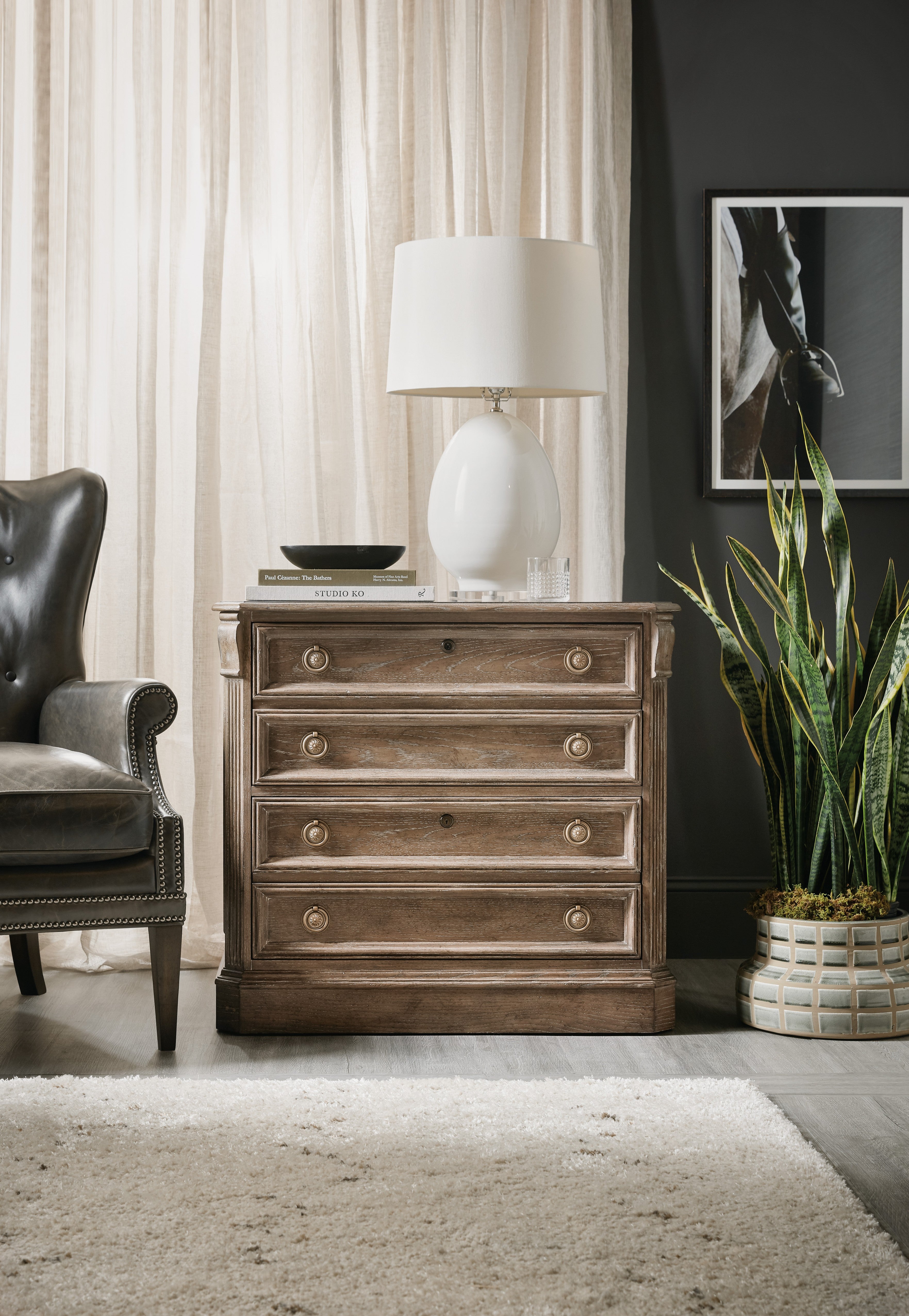Hooker Furniture Sutter Lateral File in Medium Wood