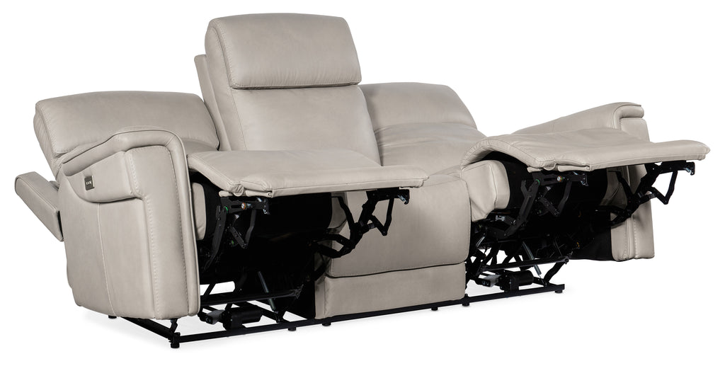 Hooker Furniture Lyra Zero Gravity Power Sofa with Power Headrest in Gray