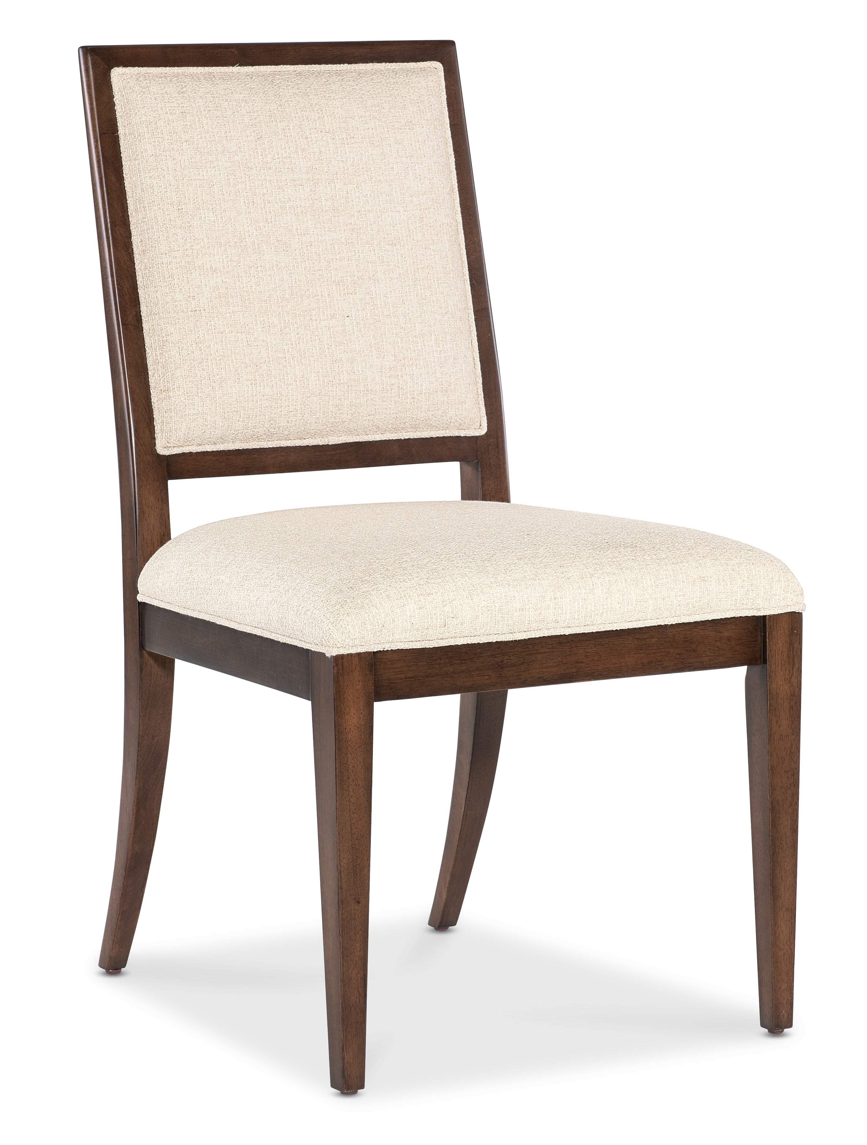 Hooker Furniture Archives Upholstered Side Chair in Walnut