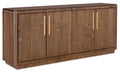 Hooker Furniture Eleana Buffet in Light Caramel/Sunlit Bronze