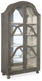Hooker Furniture Alfresco Costa Display Cabinet in Pottery