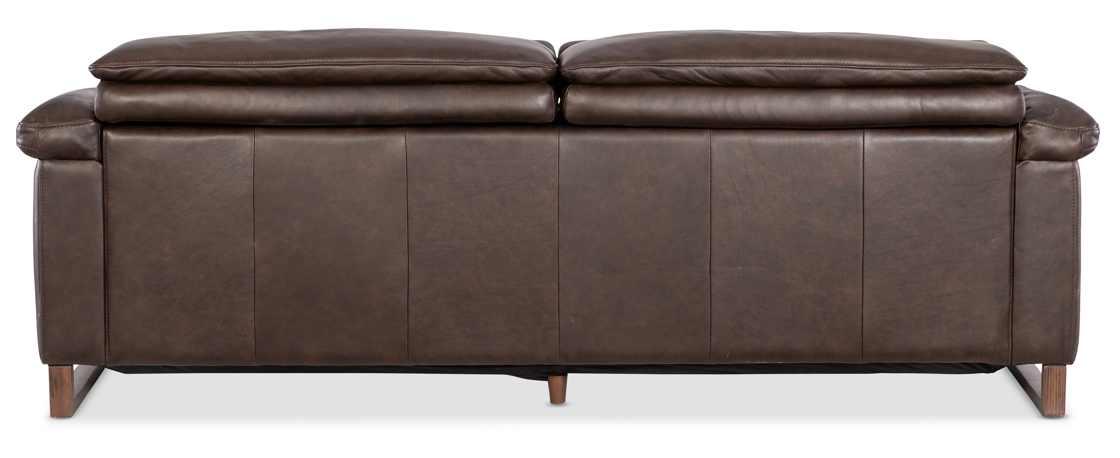 Hooker Furniture Jericho Power Sofa with Power Headrest in Brown