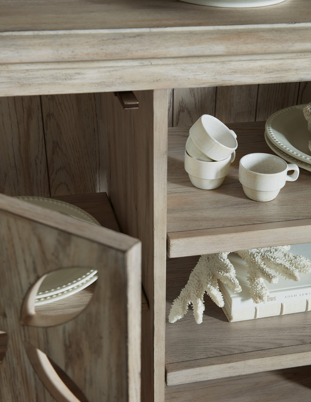 Hooker Furniture Commerce & Market Underhill Entertainment Console in Light Wood