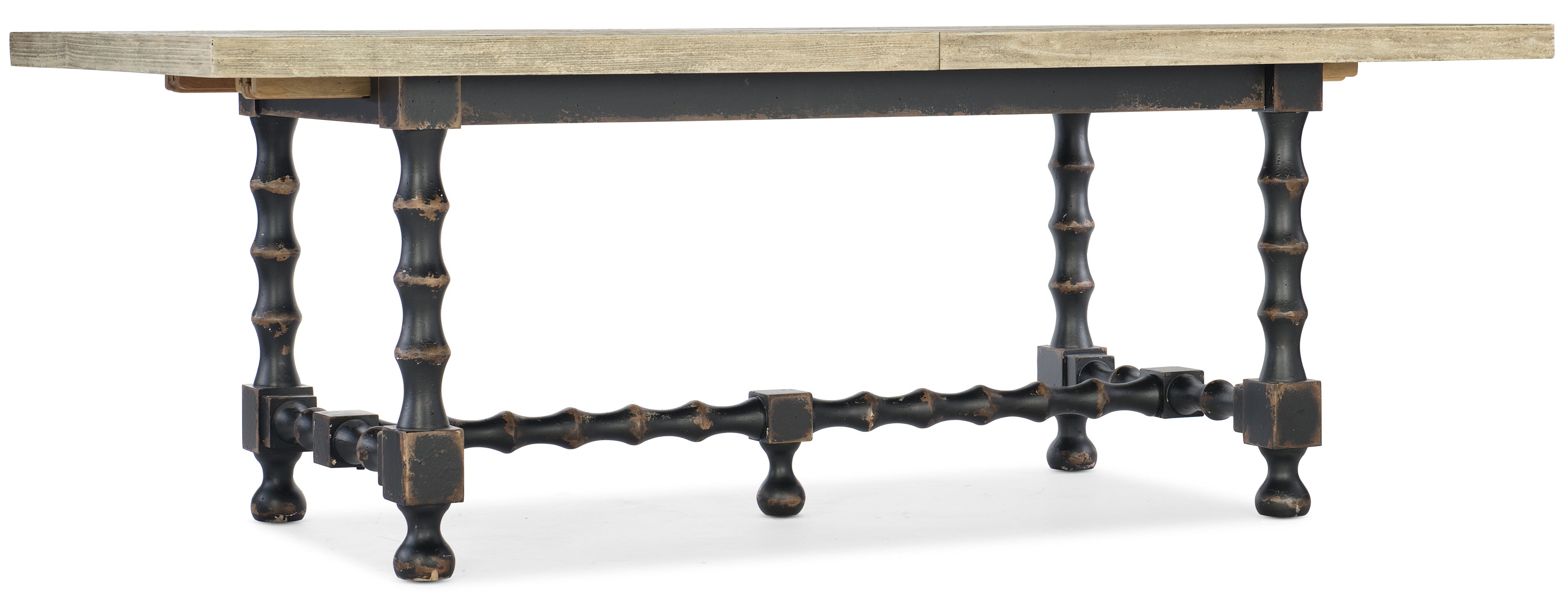 Hooker Furniture Ciao Bella 84in Trestle Table with 2-18in Leaves