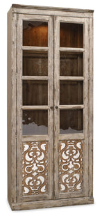 Hooker Furniture Chatelet Bunching Curio in Caramel Froth/Paris Vintage