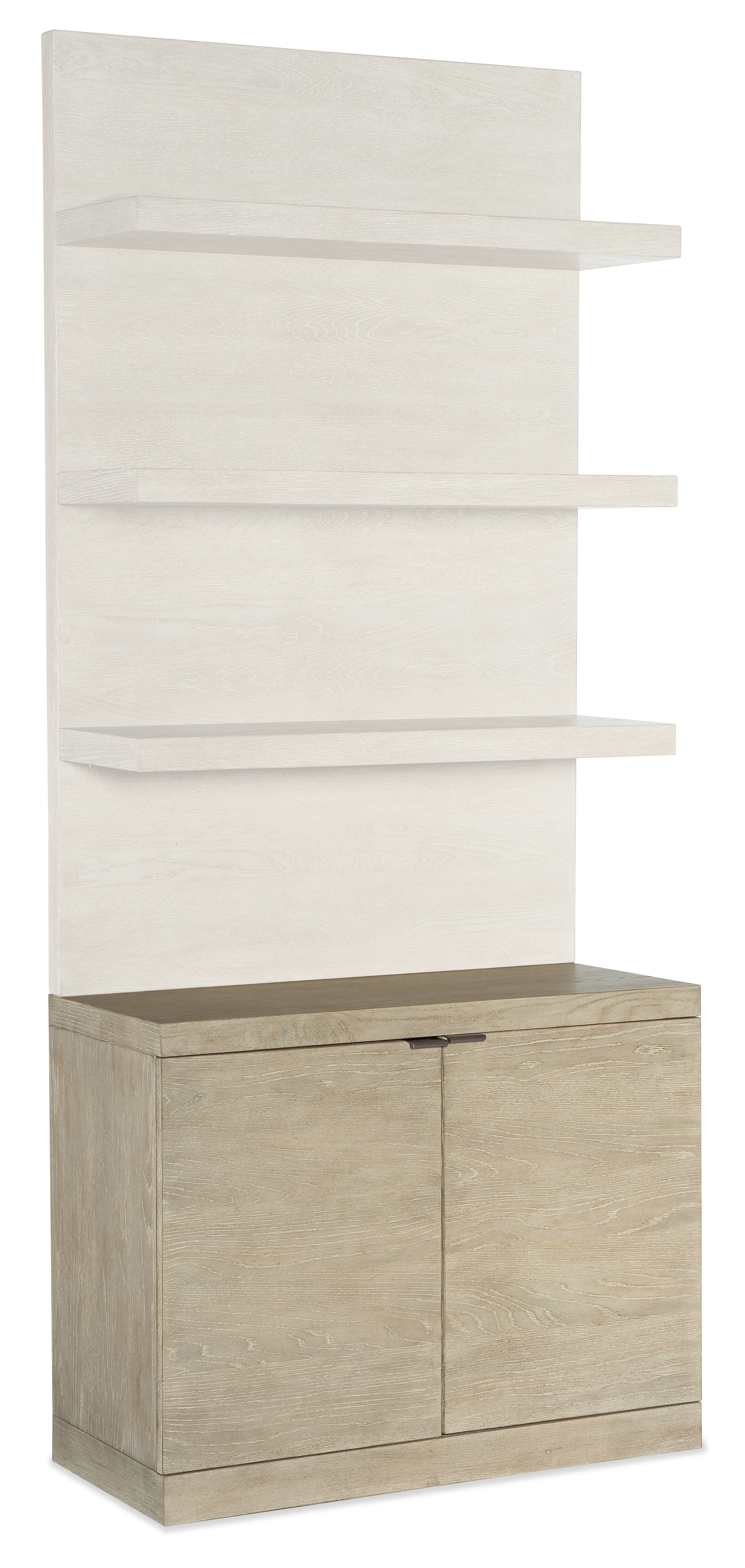 Hooker Furniture Cascade Bookcase Base in Light Wood