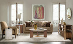 Hooker Furniture Eleana Round Cocktail Table in Light Caramel/Sunlit Bronze