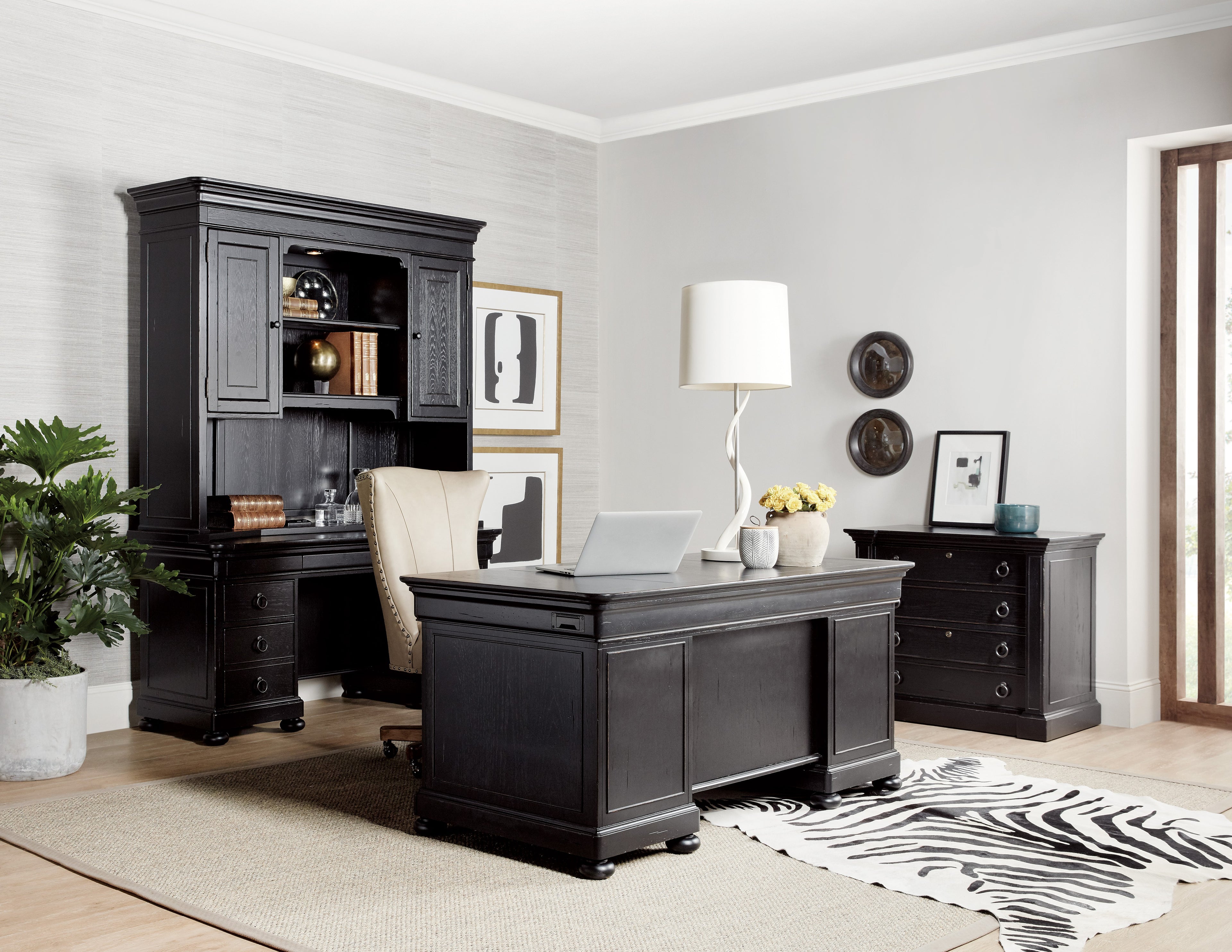 Hooker Furniture Bristowe Lateral File in Blacks