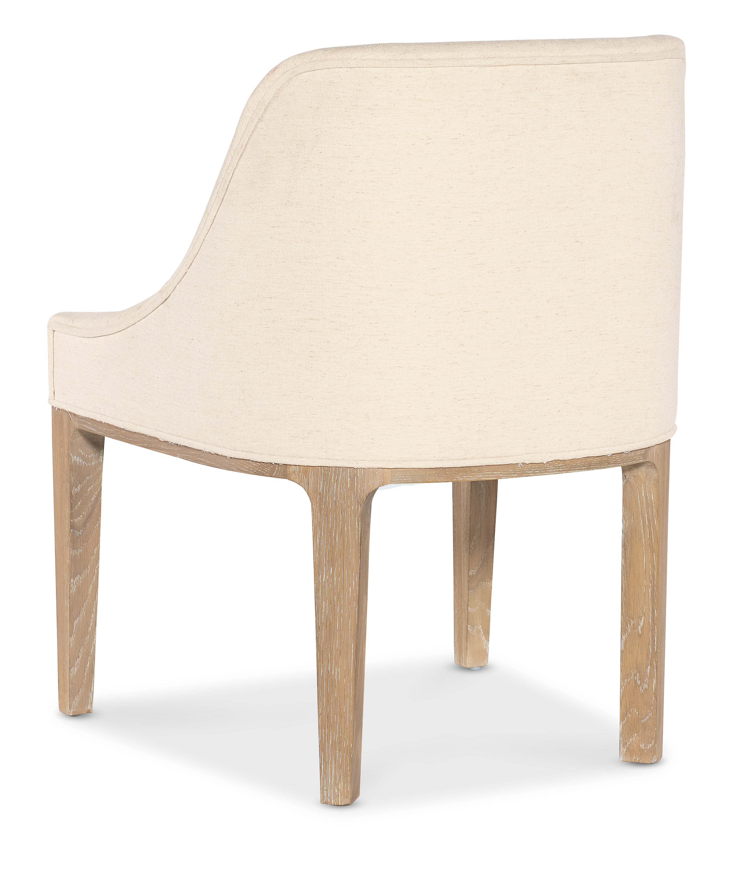 Hooker Furniture Banyon Bay Upholstered Host Chair in Desert Oak