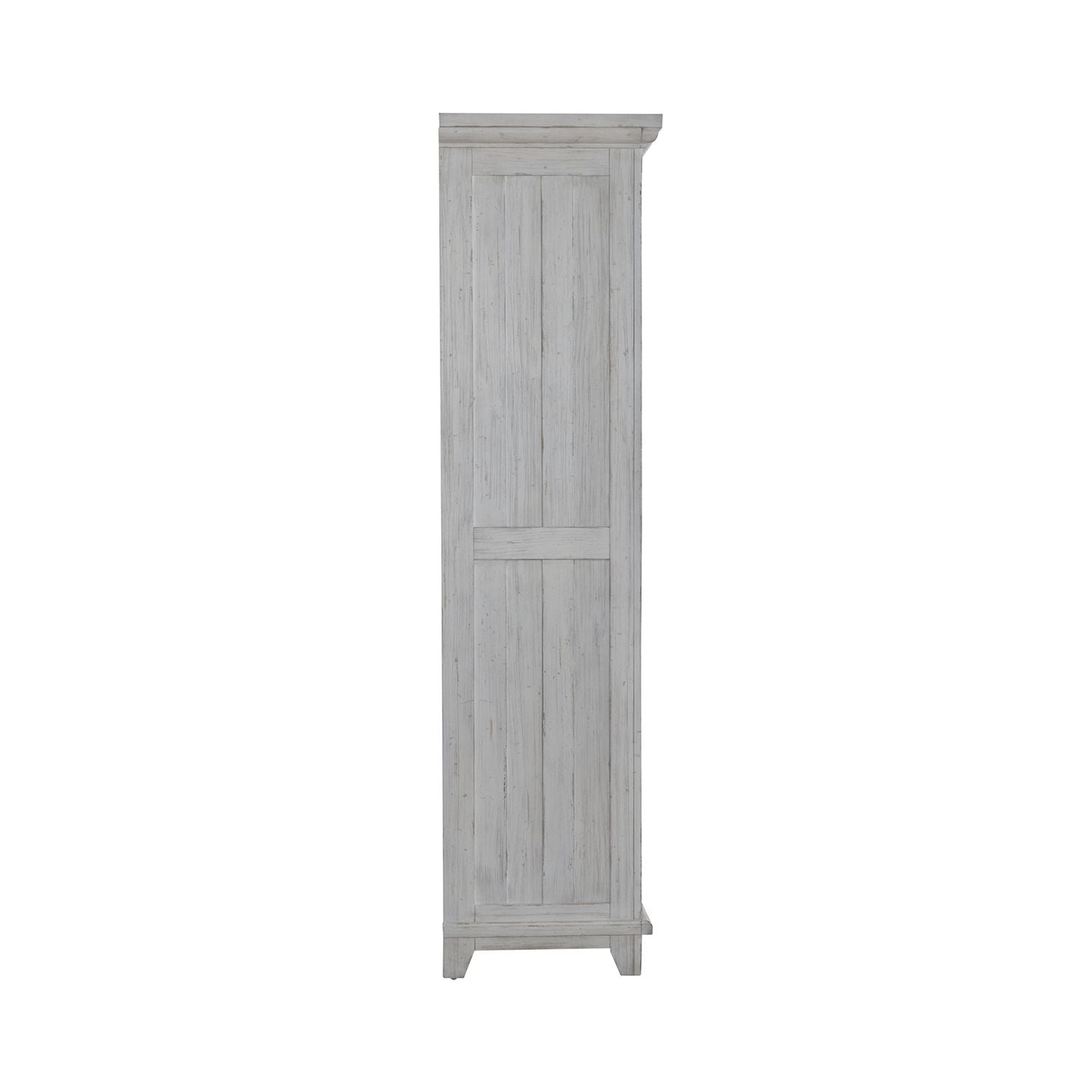 Liberty Furniture River Place Armoire in Riverstone White & Tobacco