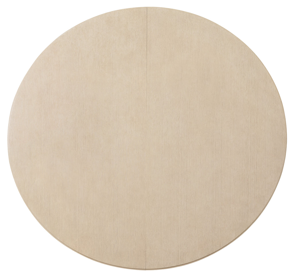 Hooker Furniture Westwood Round Dining Table with One 20-inch Leaf in Light Wood