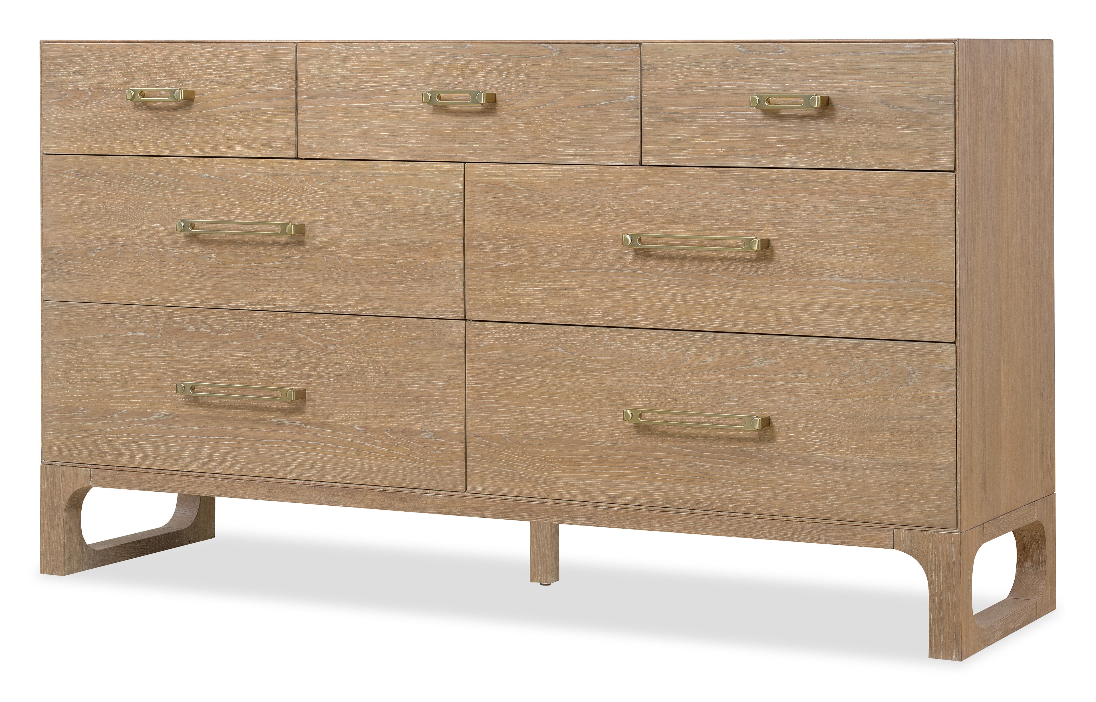 Hooker Furniture Banyon Bay Seven Drawer Dresser in Desert Oak