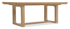 Hooker Furniture Banyon Bay Rectangle Dining Table with Two 20-inch Leaves in Desert Oak