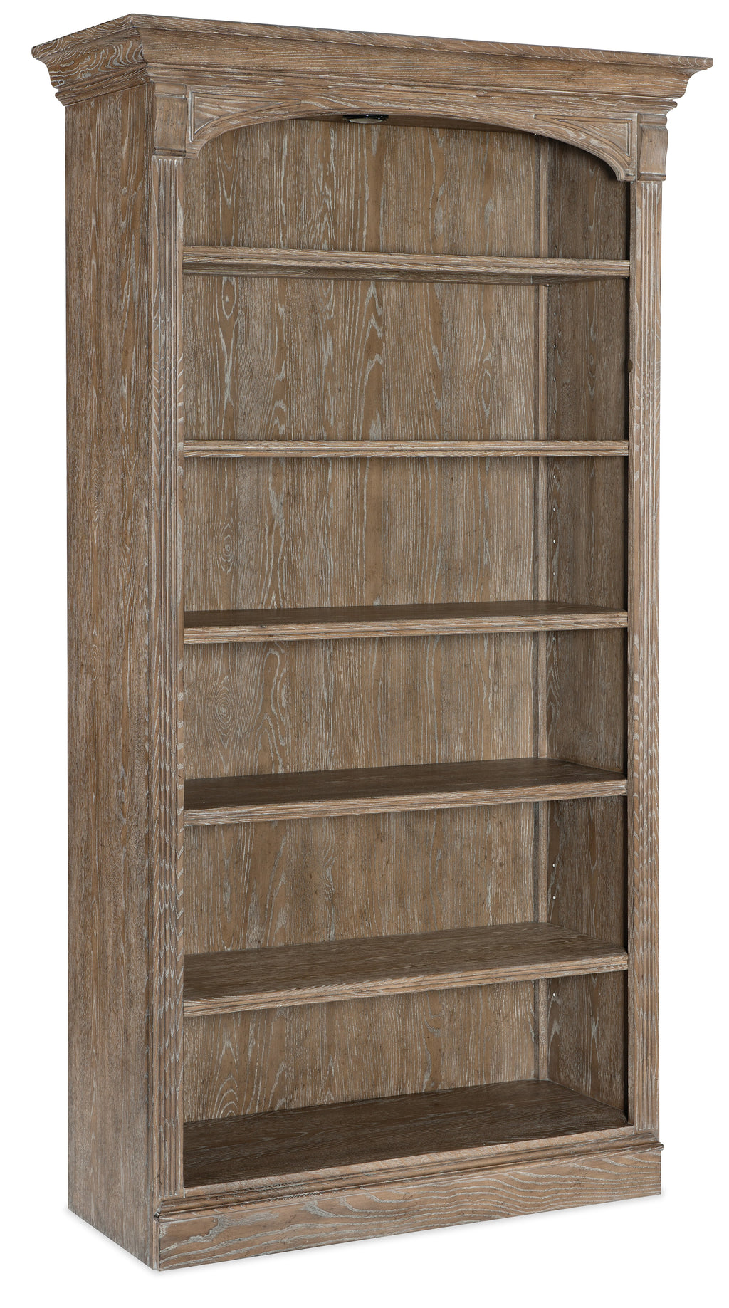 Hooker Furniture Sutter Bookcase in Medium Wood