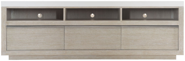 Bernhardt Furniture Solaria Entertainment Credenza in Dune/Fossil