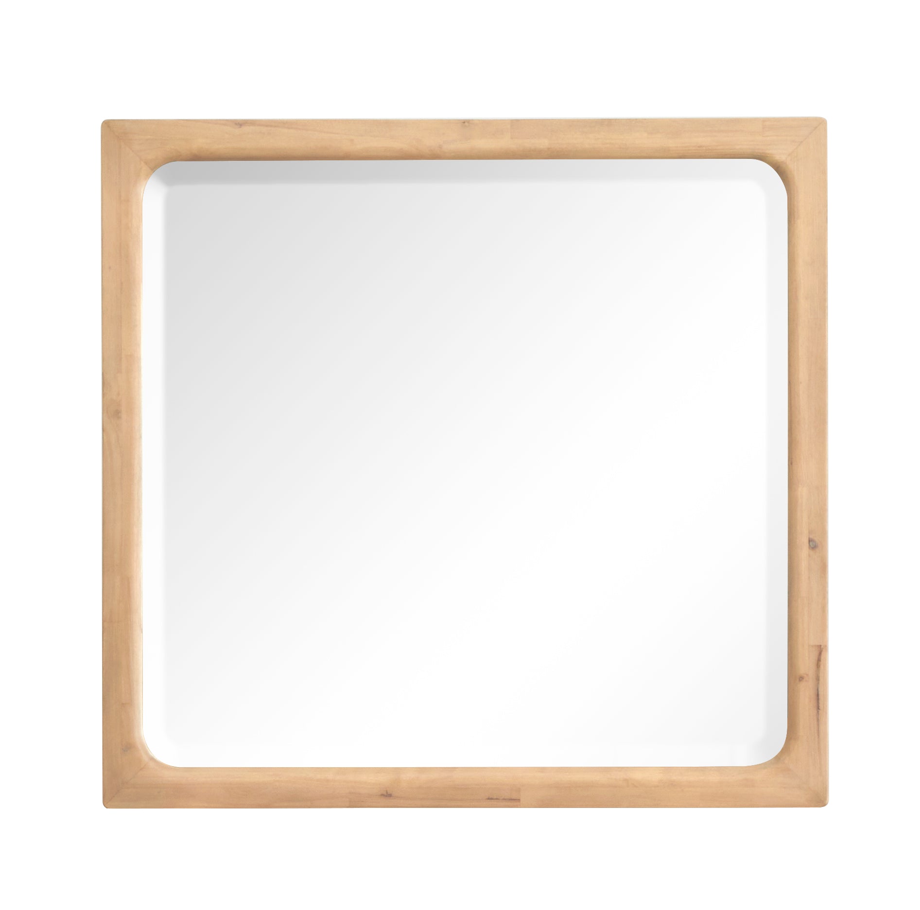 Somerset Landscape Mirror in Butternut
