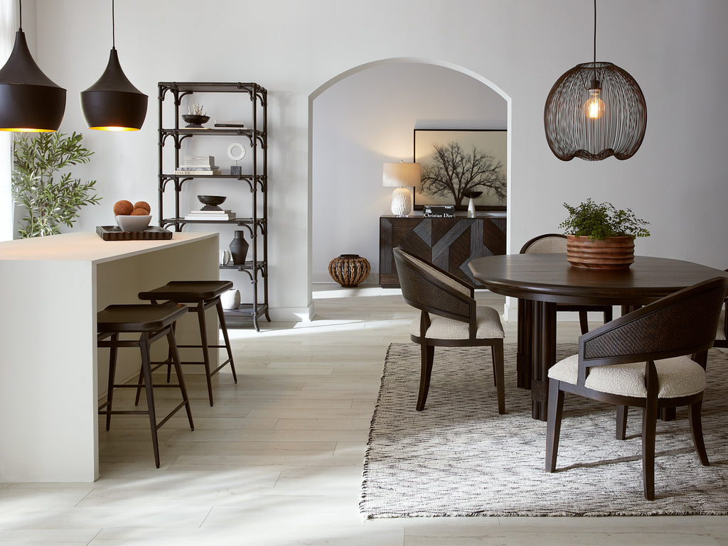 Hooker Furniture Retreat Stool in Black Sand