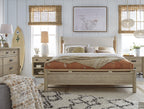 Magnussen Sunset Cove Panel Bed w/Uph.Headboard in Sanibel Brown