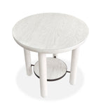 Magnussen Sunset Cove Round End Table in Moonlight Pearl