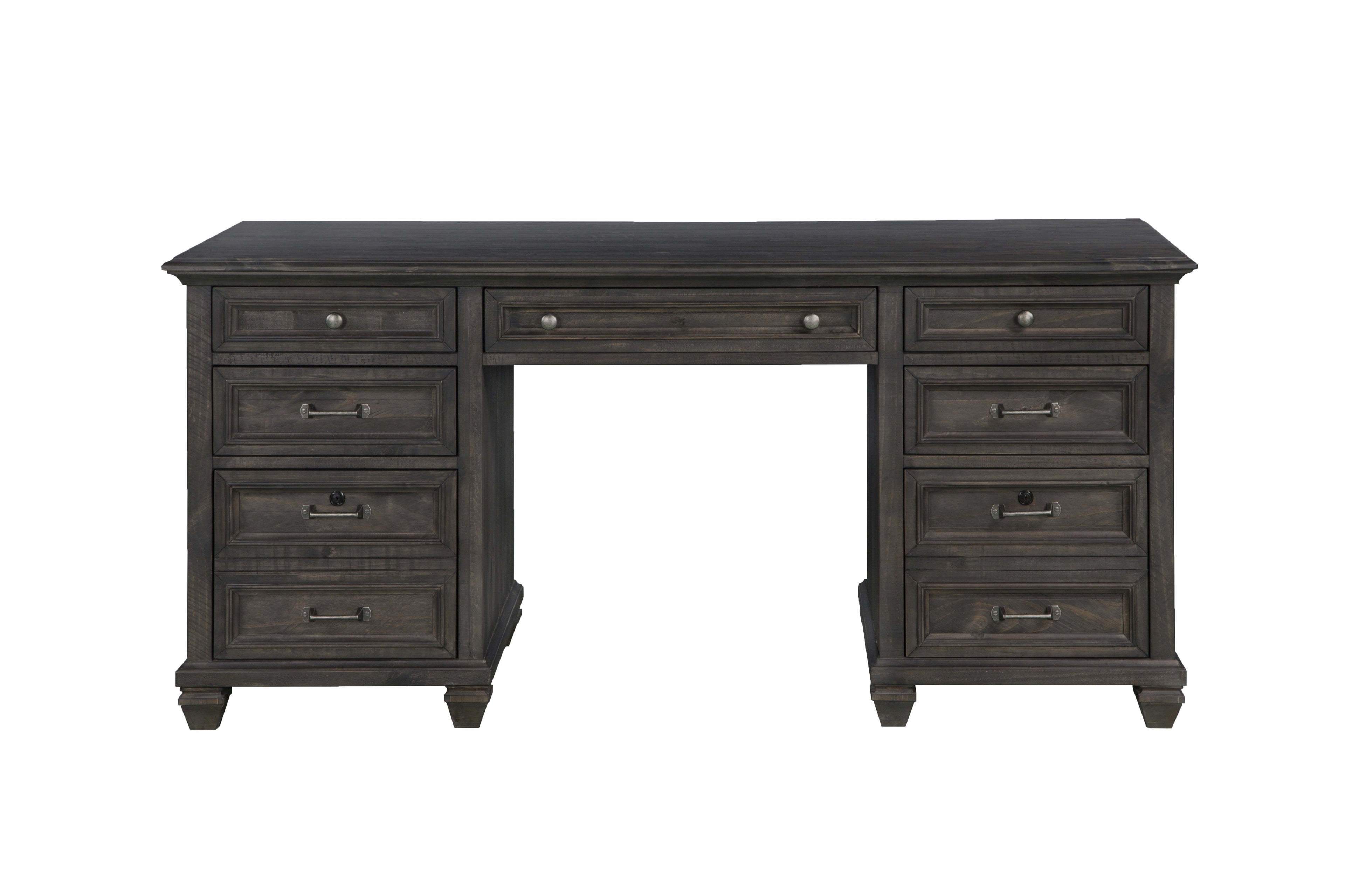 Sutton Place Executive Desk in Weathered charcoal