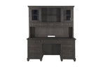 Sutton Place Credenza with Hutch in Weathered charcoal
