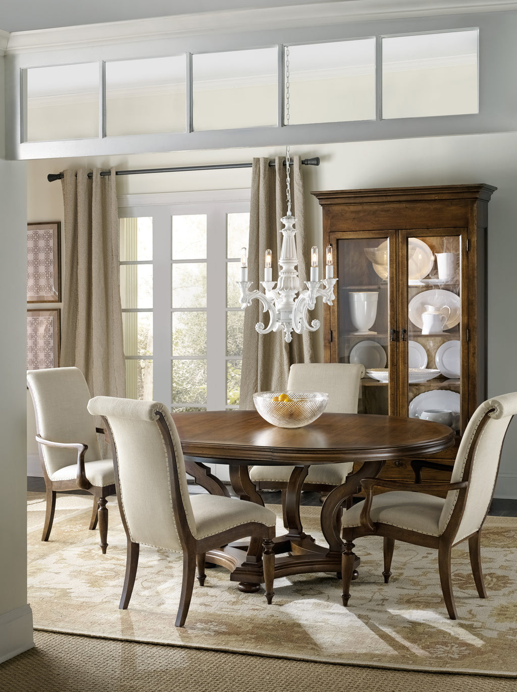 Hooker Furniture Archivist Upholstered Side Chair in Soft Casual