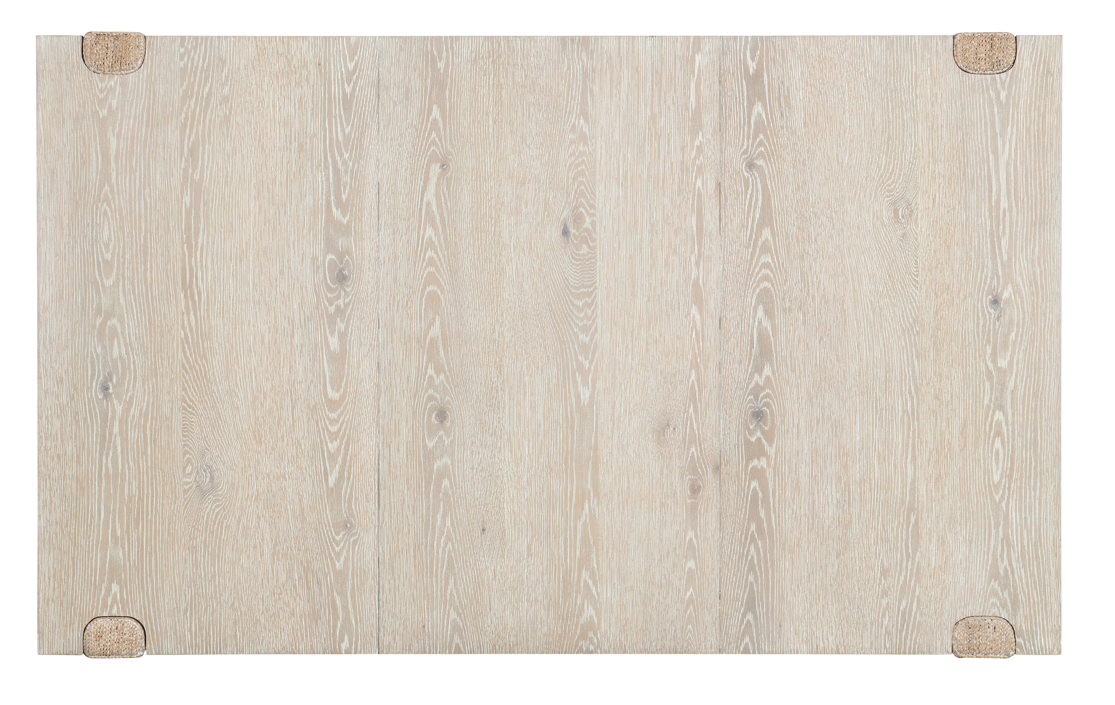 Hooker Furniture Commerce & Market Seaside Rectangle Dining Table with 1-22in Leaf in Natural Light Wood