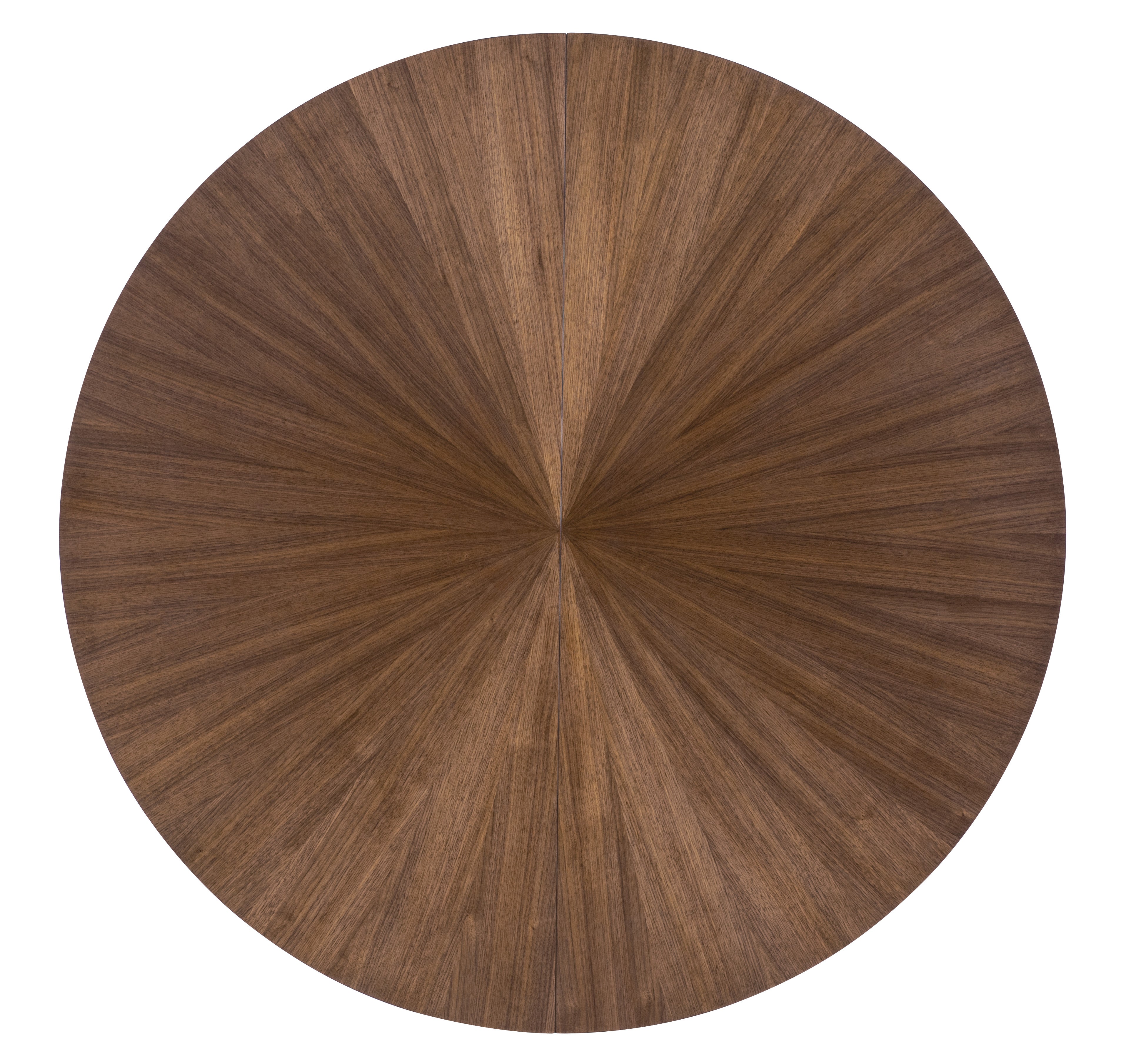 Hooker Furniture Eleana Round Dining Table with One 20-inch Leaf in Light Caramel/Sunlit Bronze