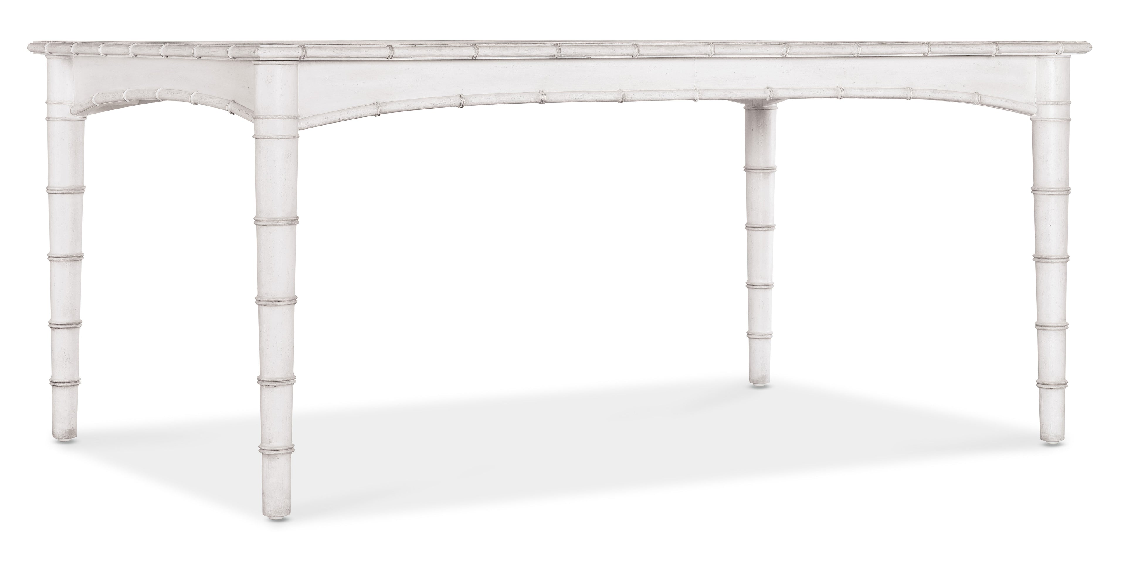 Hooker Furniture Charleston Rectangle Dining Table with 1-20in Leaf in White Heron