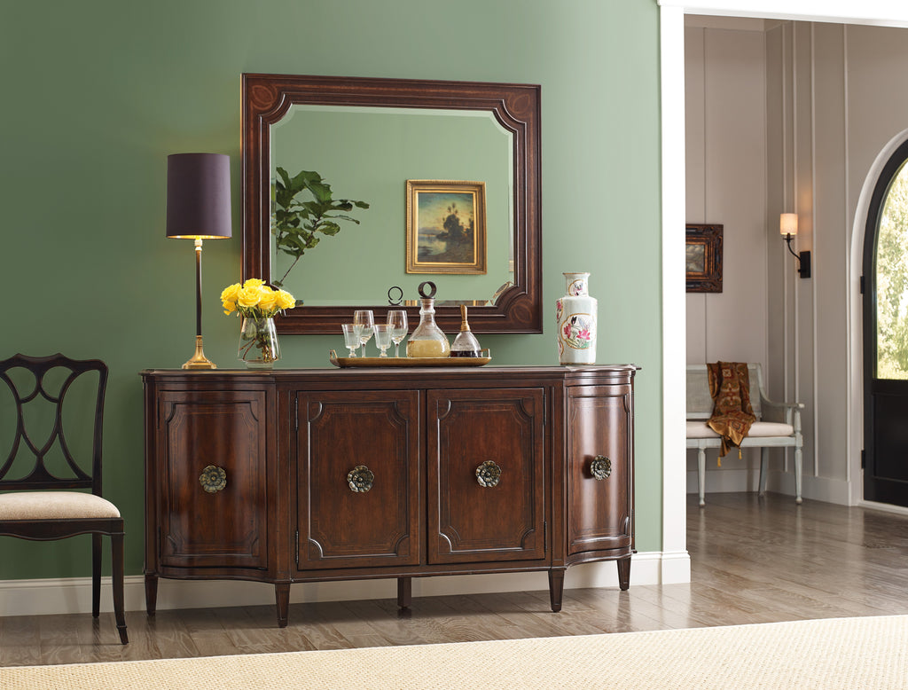 Hooker Furniture Charleston Four-Door Buffet in Maraschino Cherry