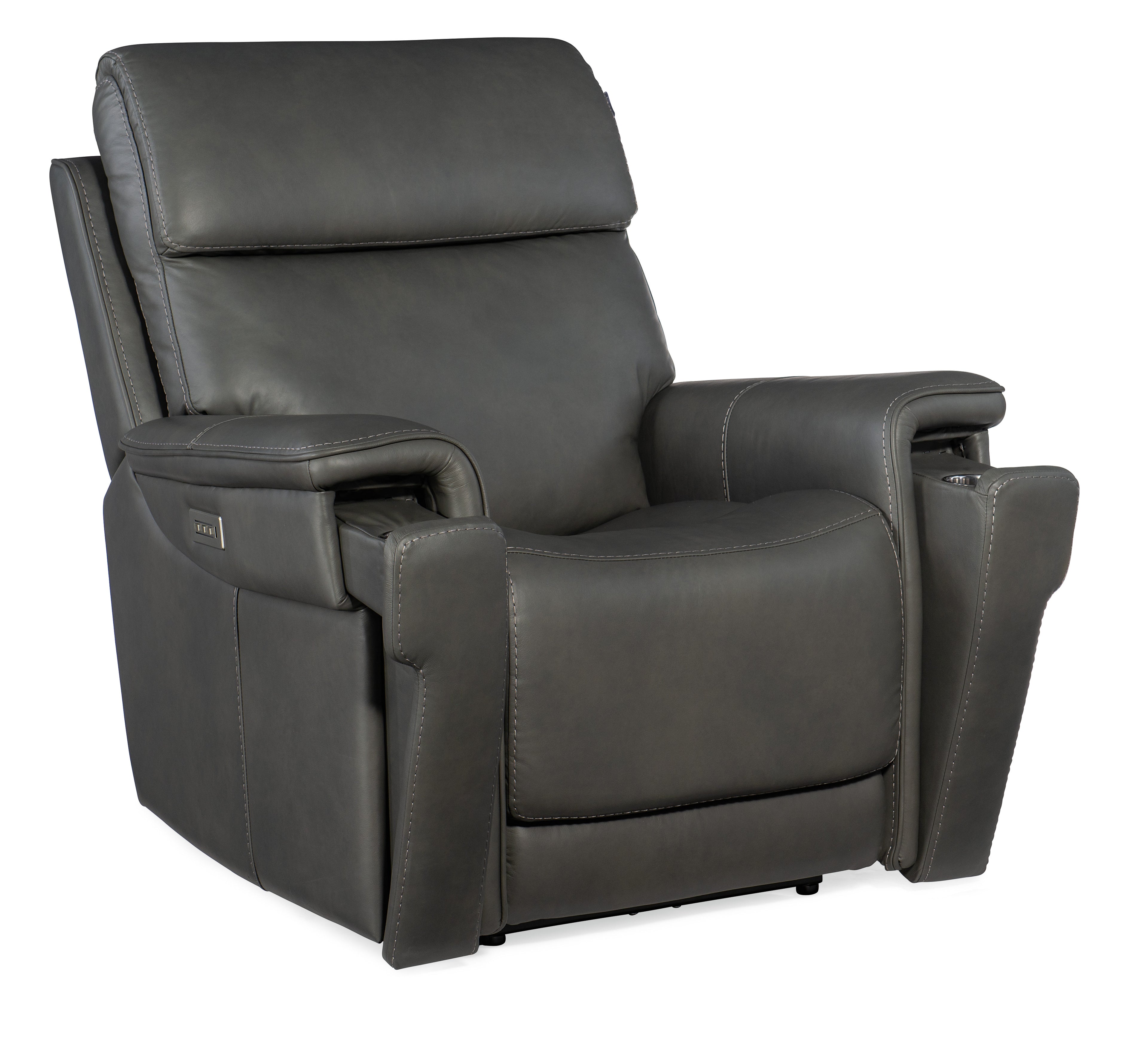 Hooker Furniture Lyra Zero Gravity Power Recliner with Power Headrest in Beige