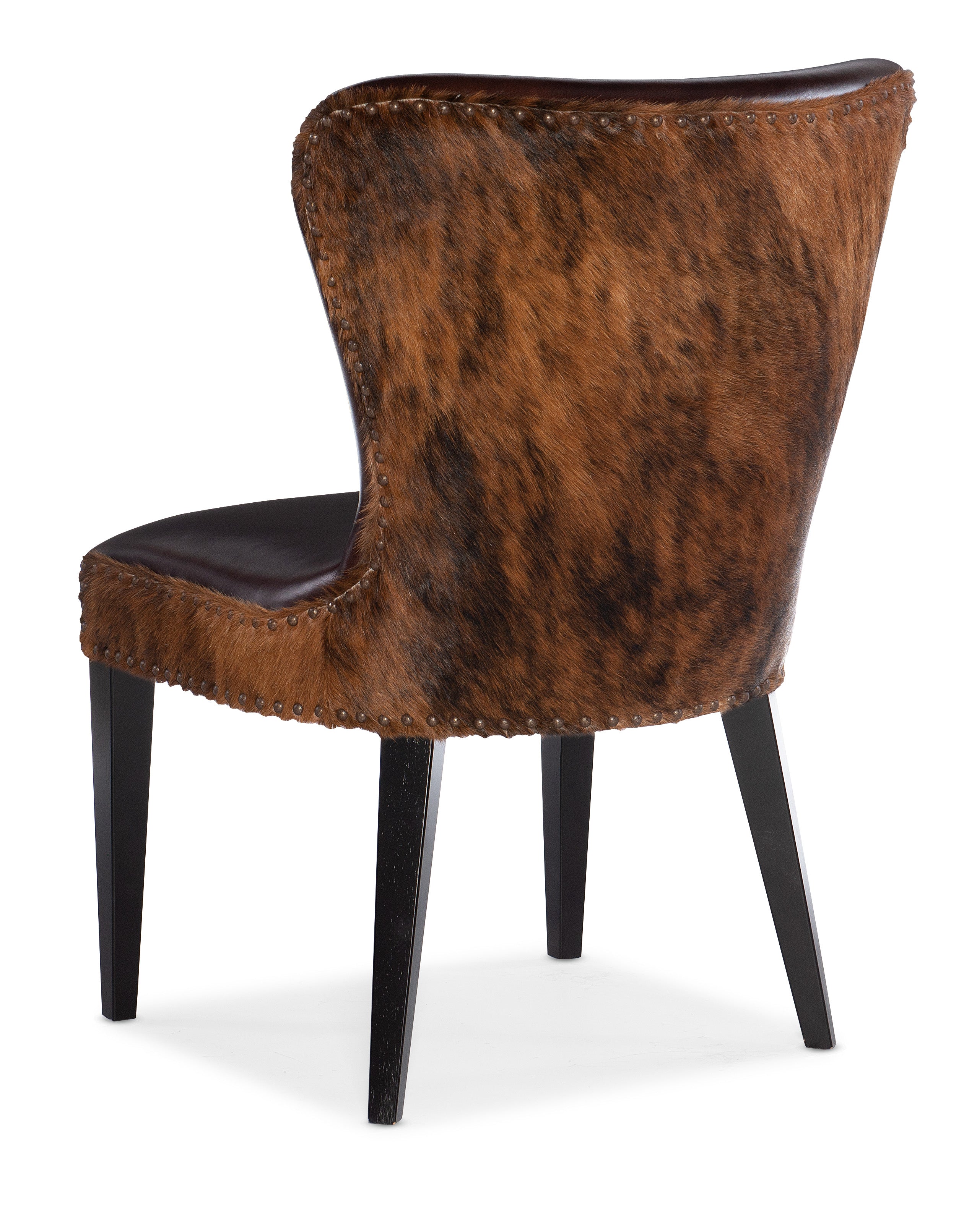 Hooker Furniture Kale Accent Chair with Dark Brindle HOH in Dark wood