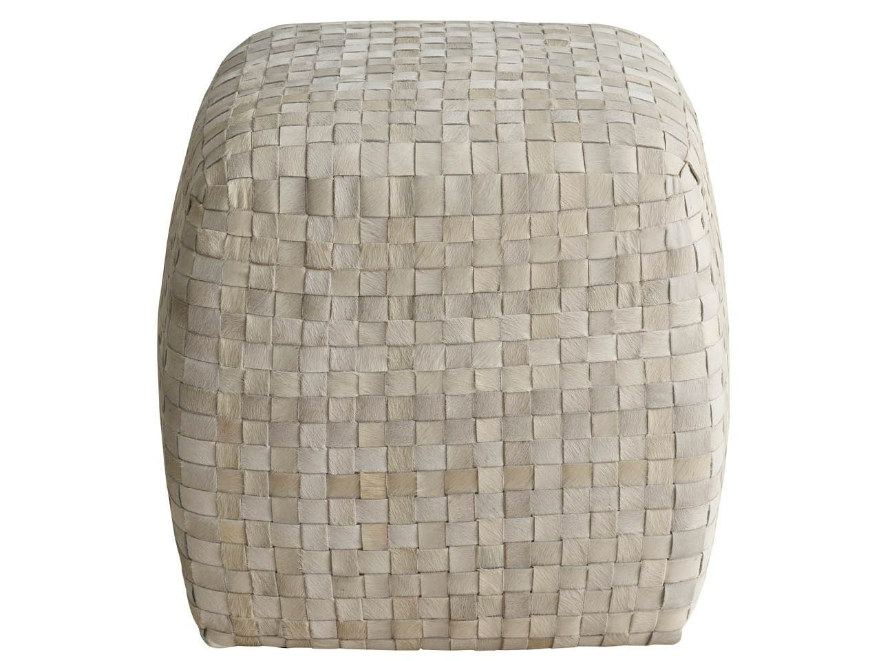 Universal Furniture Dwell Pouf in Off-White