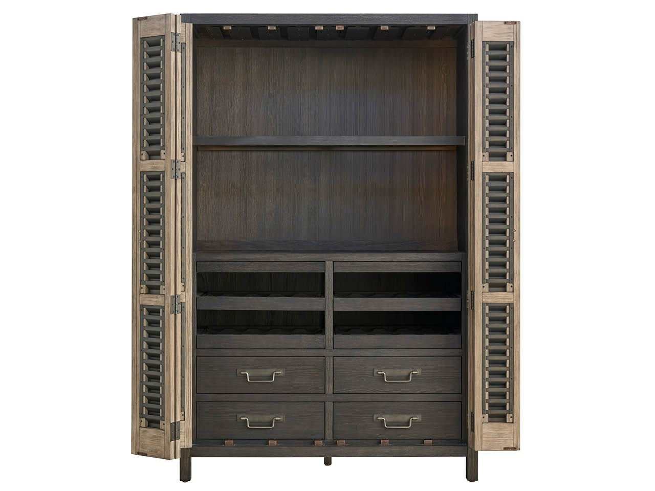 Universal Furniture Dwell Bar Cabinet in Basalt