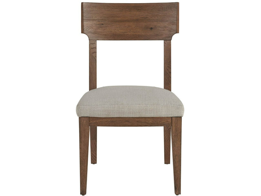 Universal Furniture Griffith Park Wood Back Side Chair in Sienna
