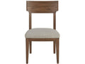 Universal Furniture Griffith Park Wood Back Side Chair in Sienna