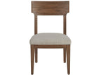 Universal Furniture Griffith Park Wood Back Side Chair in Sienna