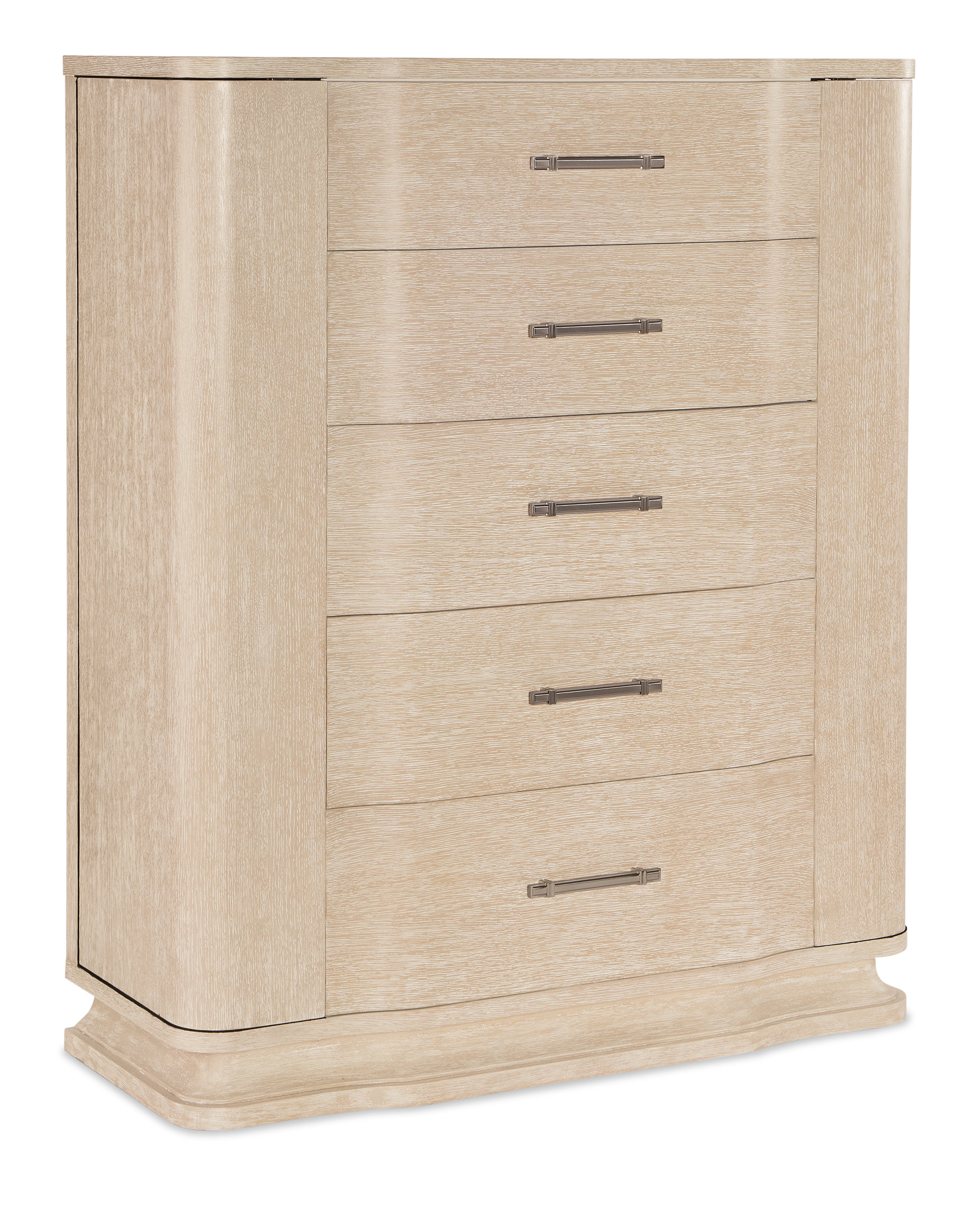 Hooker Furniture Nouveau Chic Five Drawer Chest in Light Wood