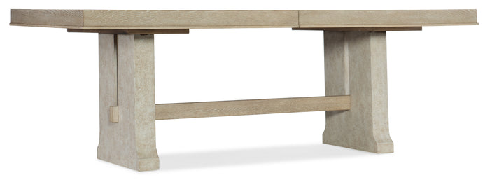 Hooker Furniture Cascade Rectangle Dining Table with 1-22 in Leaf in Terrain