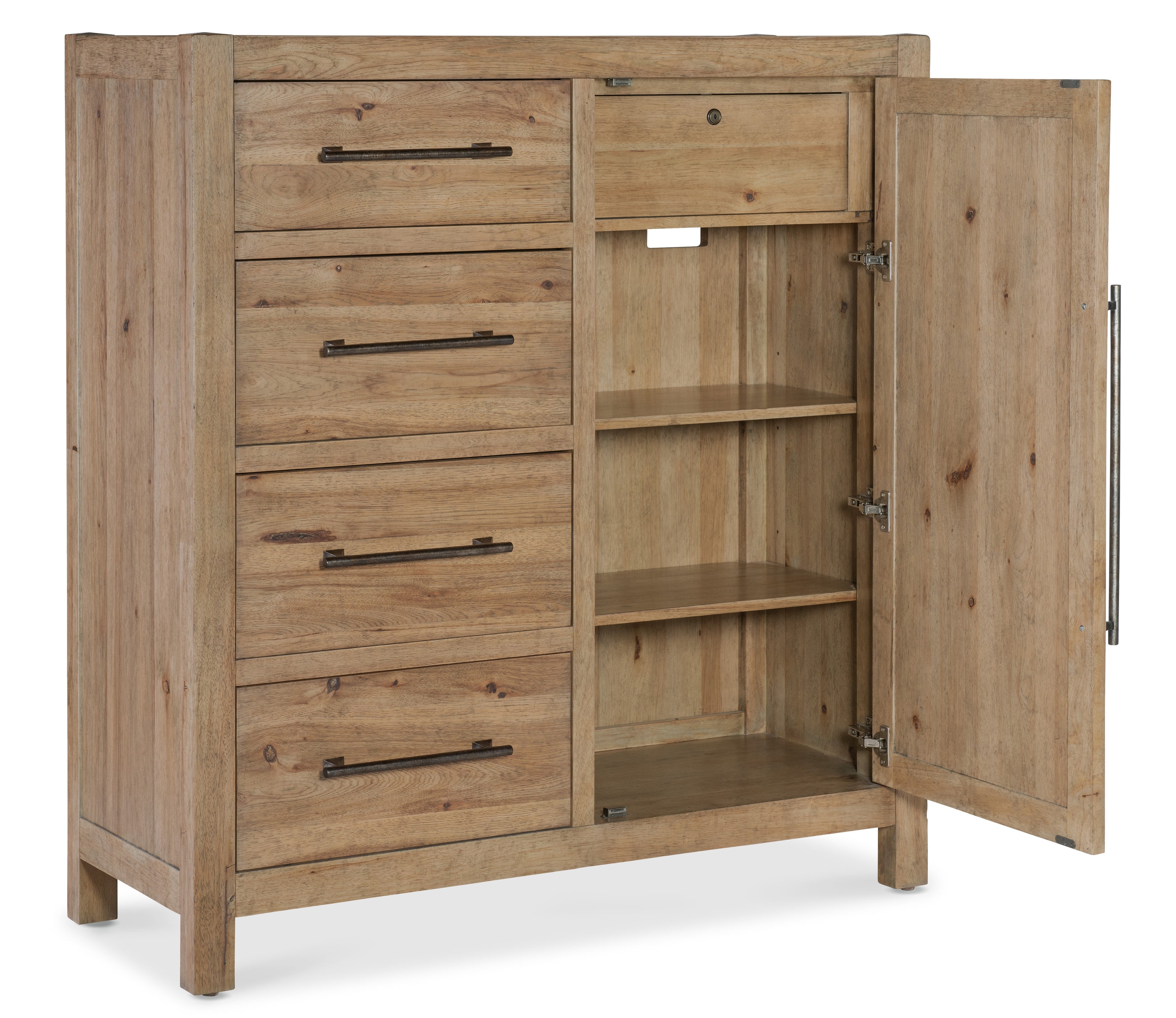 Hooker Furniture Vineyard Row Four-Drawer Door Chest in Sonoma