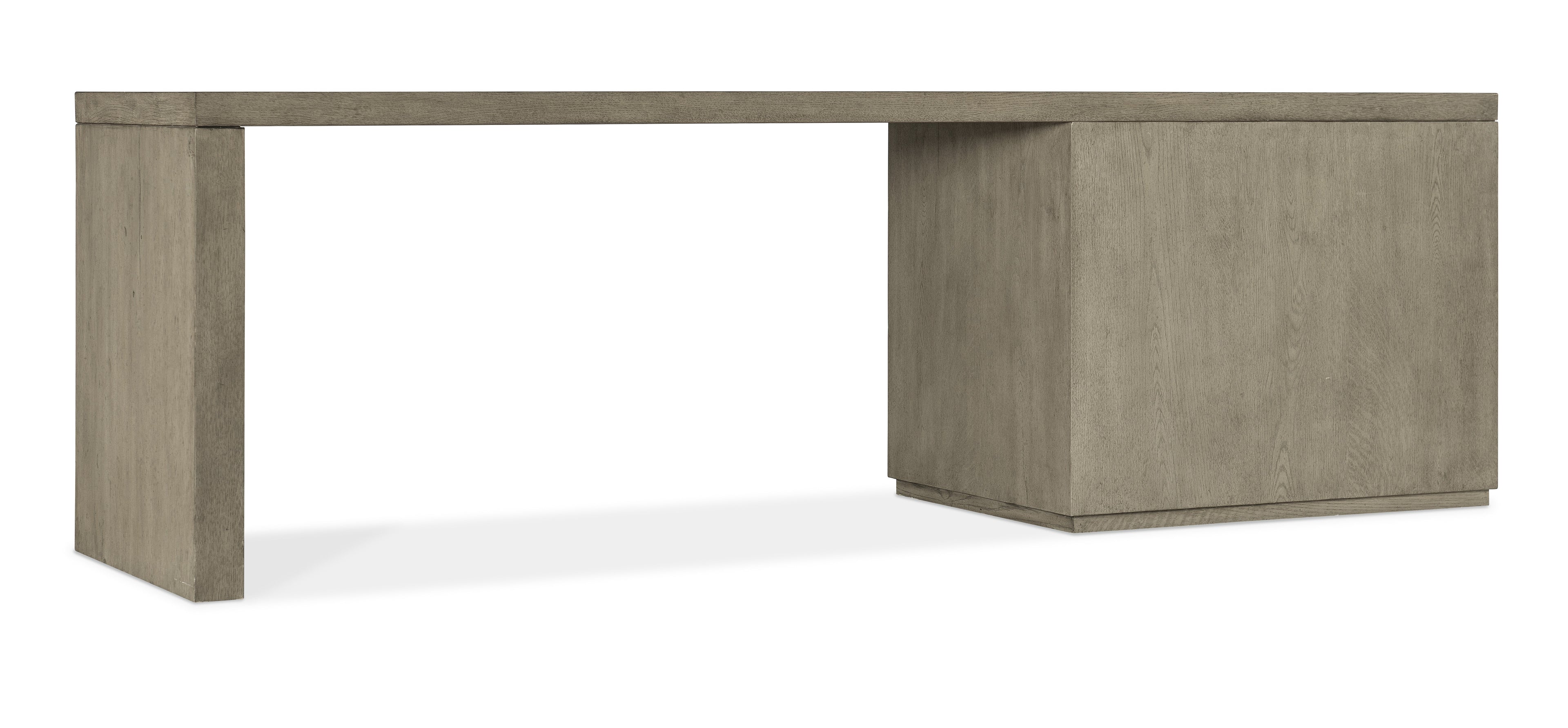 Hooker Furniture Linville Falls 96" Desk with Lateral File in Mink