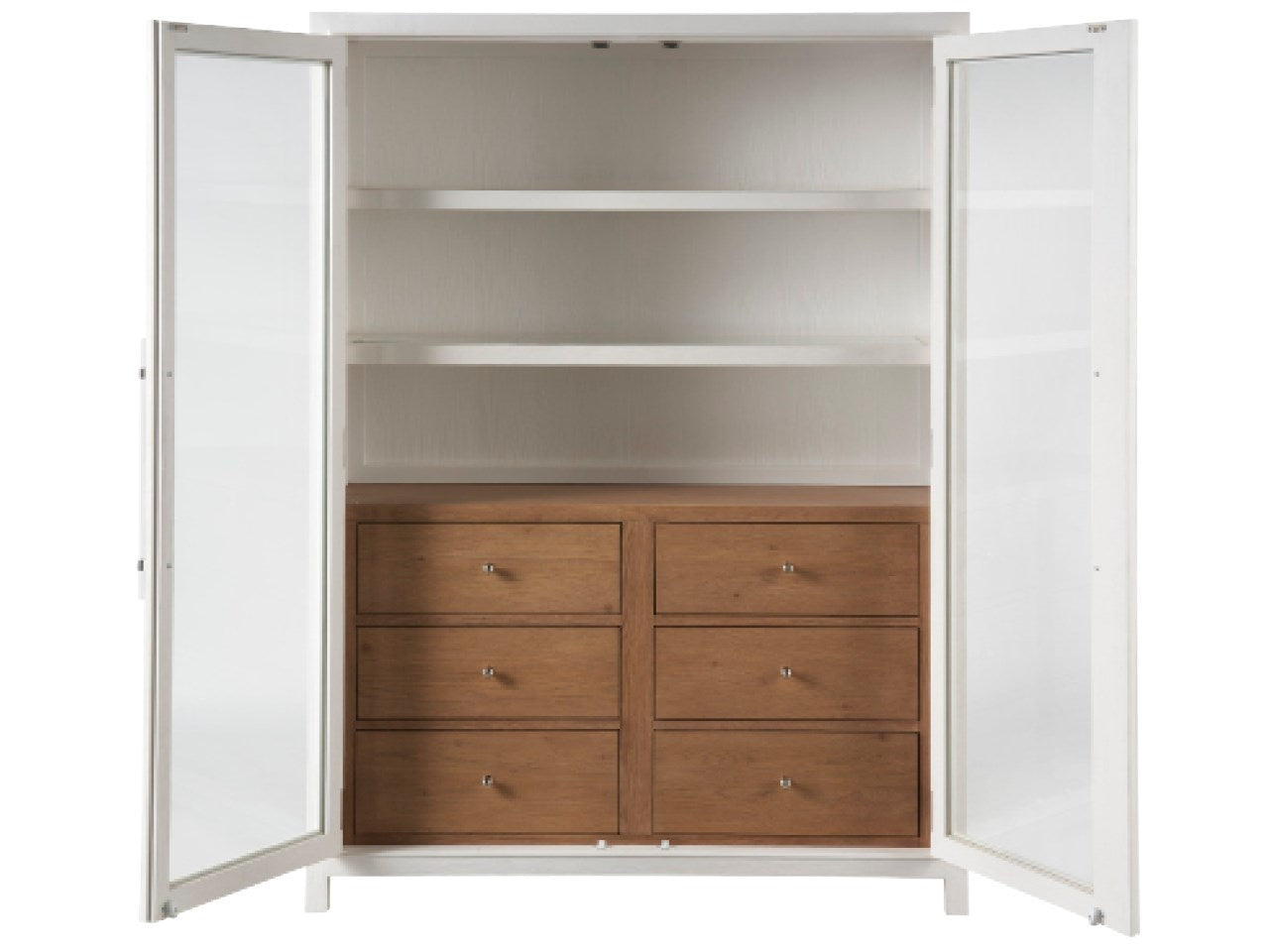 Weekender Seaside Display Cabinet in White Sand